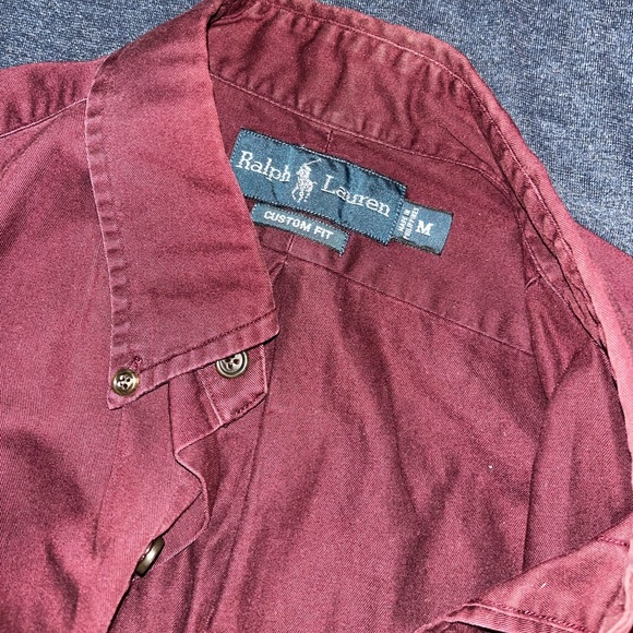 Set of 3 custom fit long sleeve polo Ralph Lauren - Picture 6 of 6